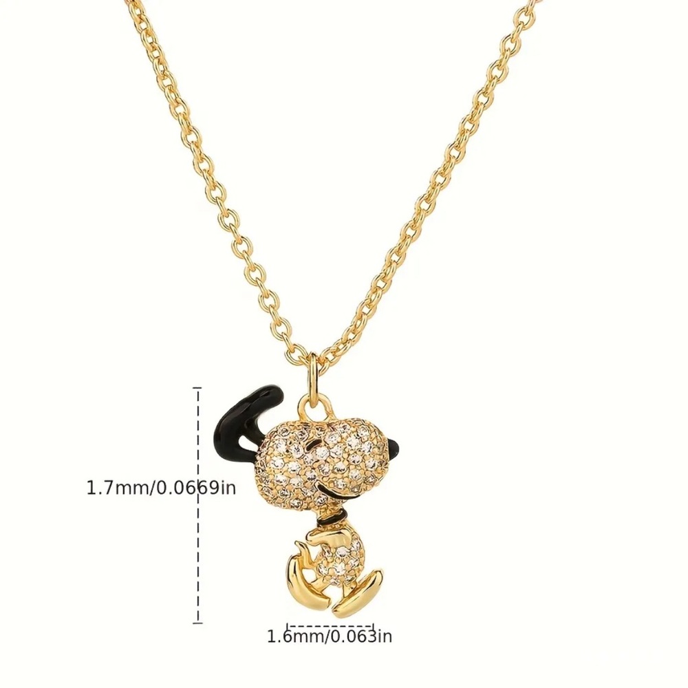 Snoopy Cartoon Dog Necklace - Picture 4 of 4
